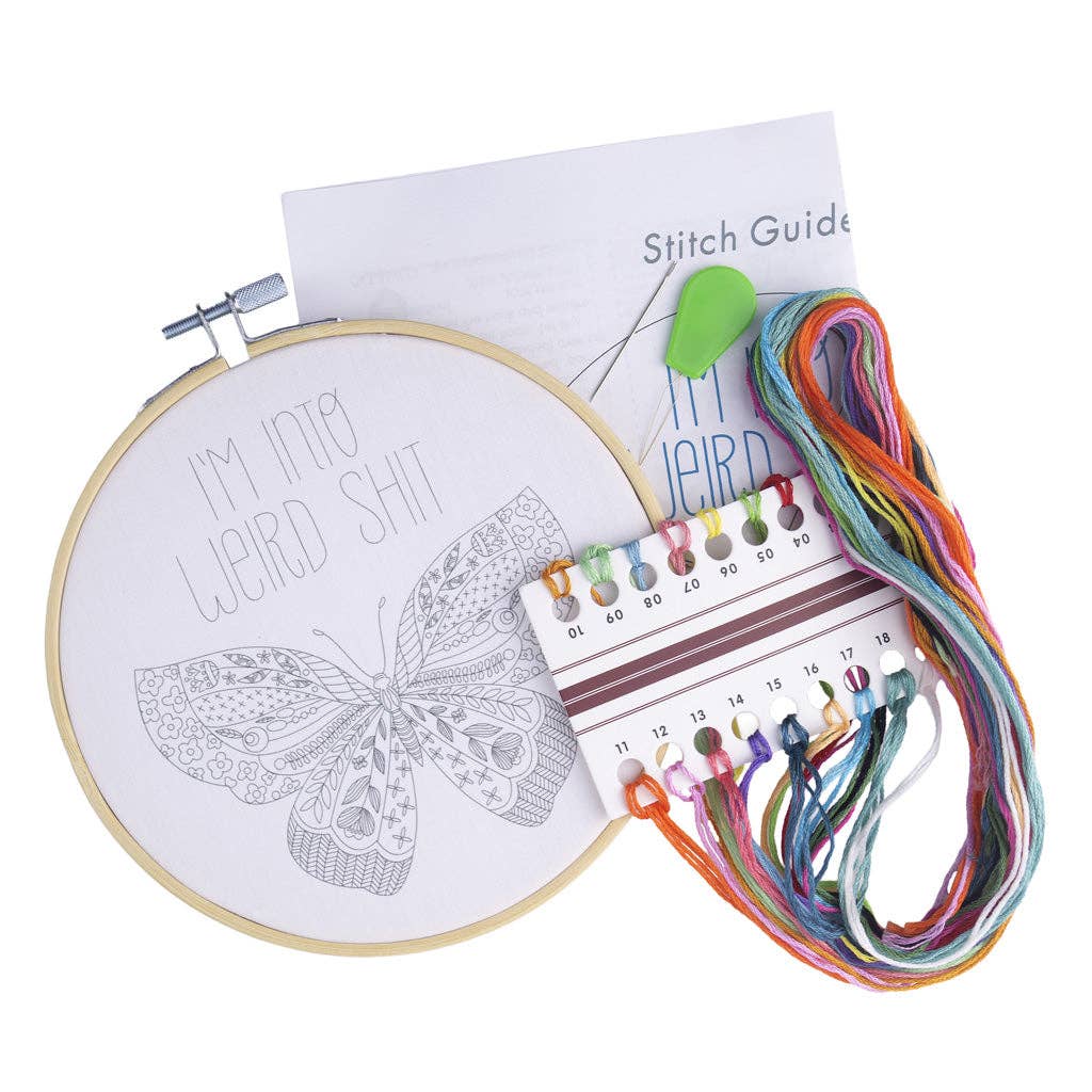 I'm Into Weird Shit Embroidery Kit - Funatic