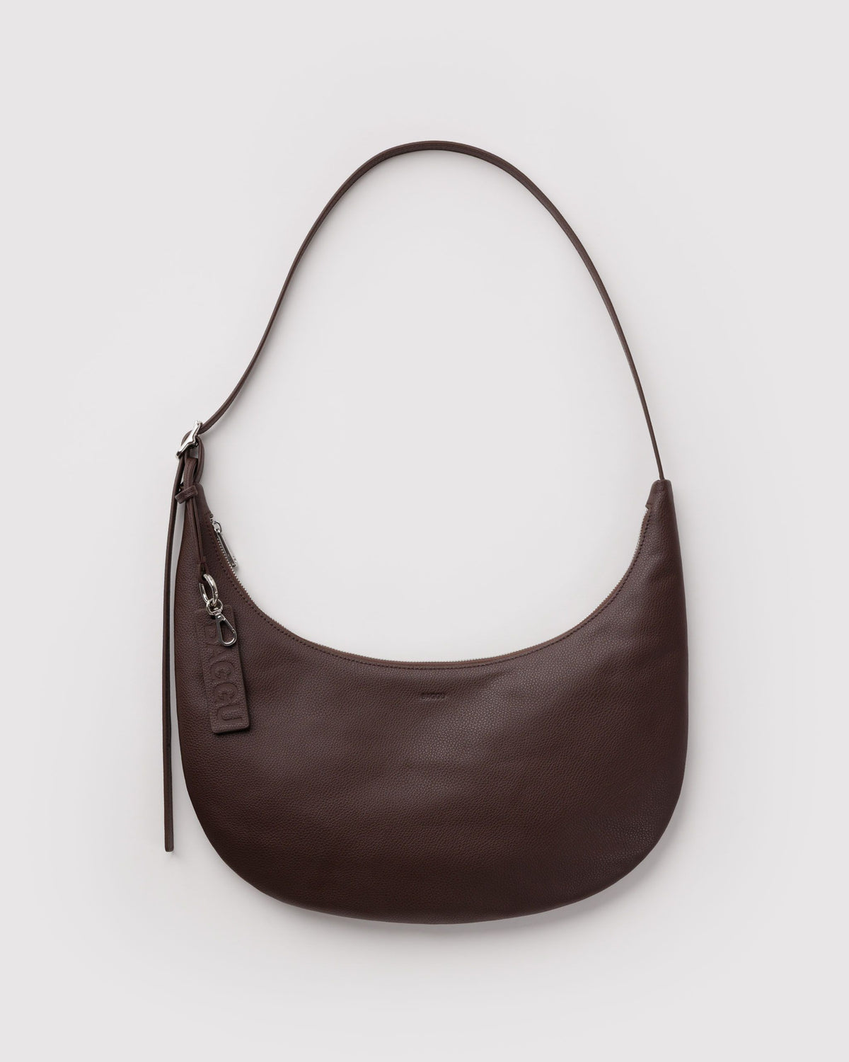 Medium Recycled Leather Flat Crescent - Baggu