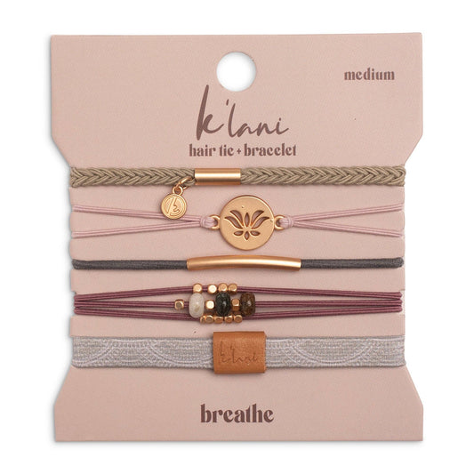 Hair Tie Bracelets- Breathe