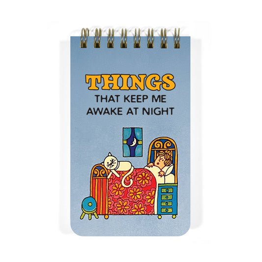 Things That Keep Me Awake at Night - 3x5 Memo Notepad