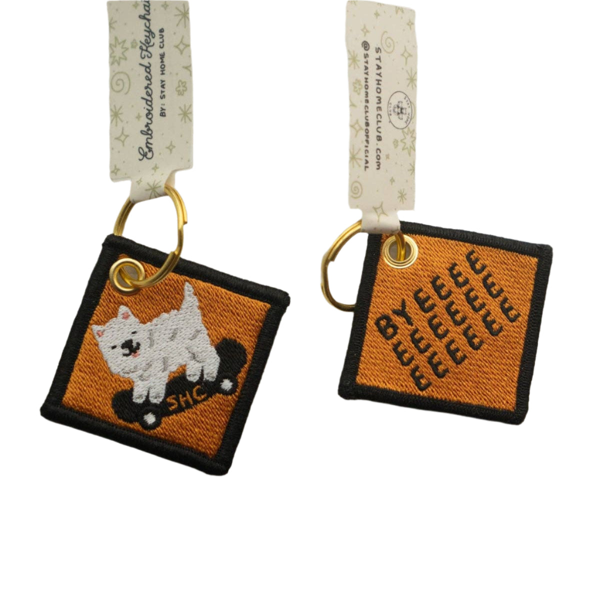 Sk8 Dawg - Embroidered Keychain