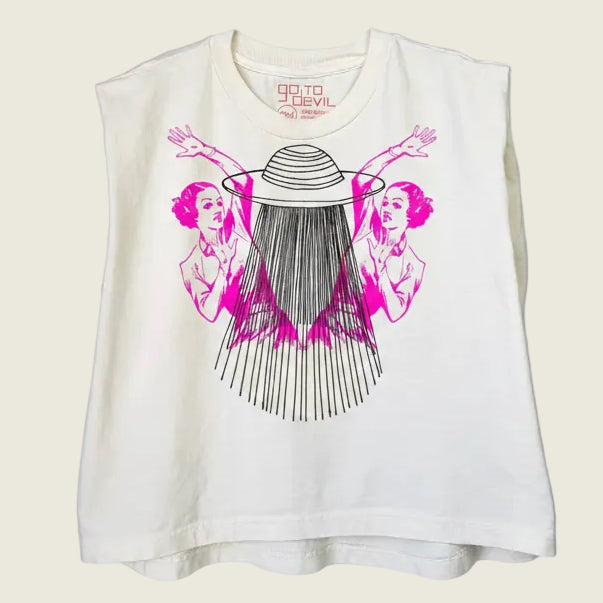 UFO Ladies Joan Heavyweight Muscle Tee
