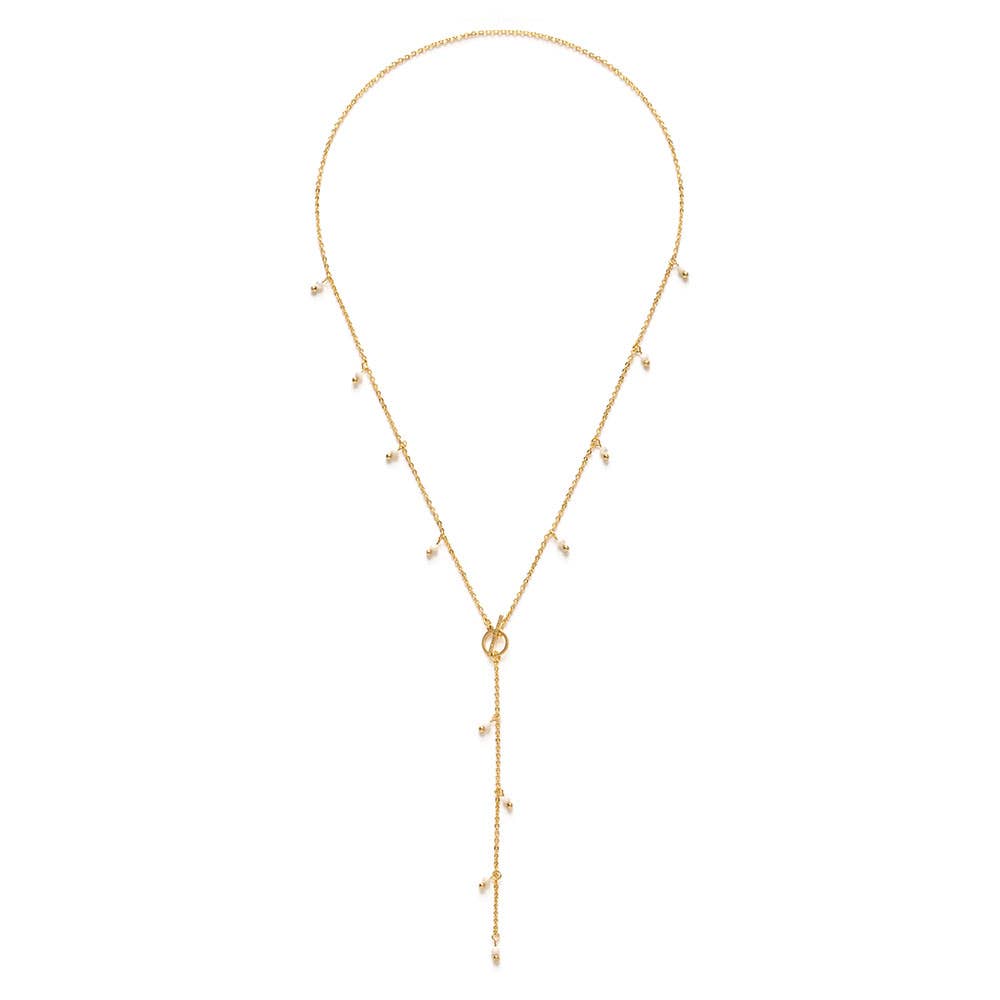 Beaded Lariat Necklace - Amano Studio