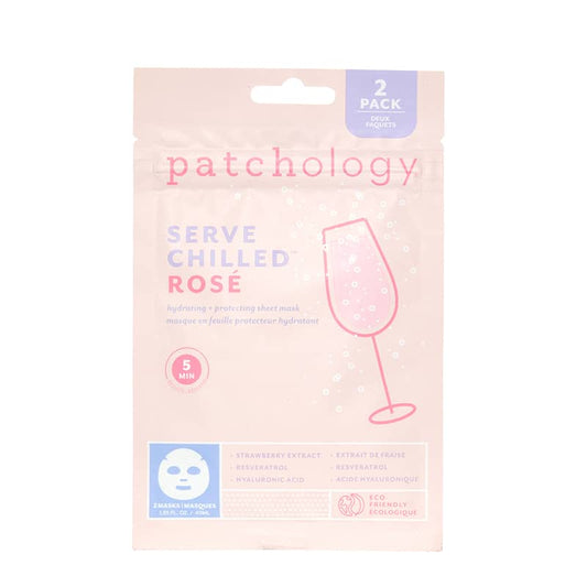 Serve Chilled Rose Sheet Mask 2 Pack - Patchology