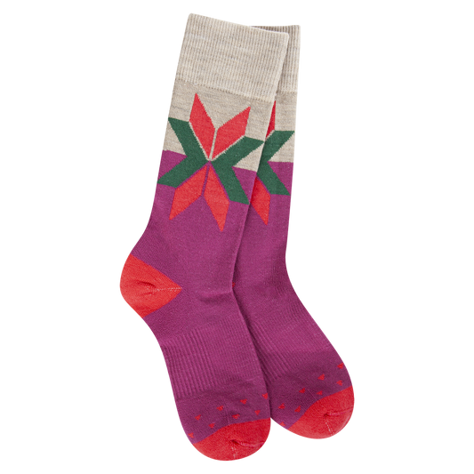 Holiday Woods Crew Socks