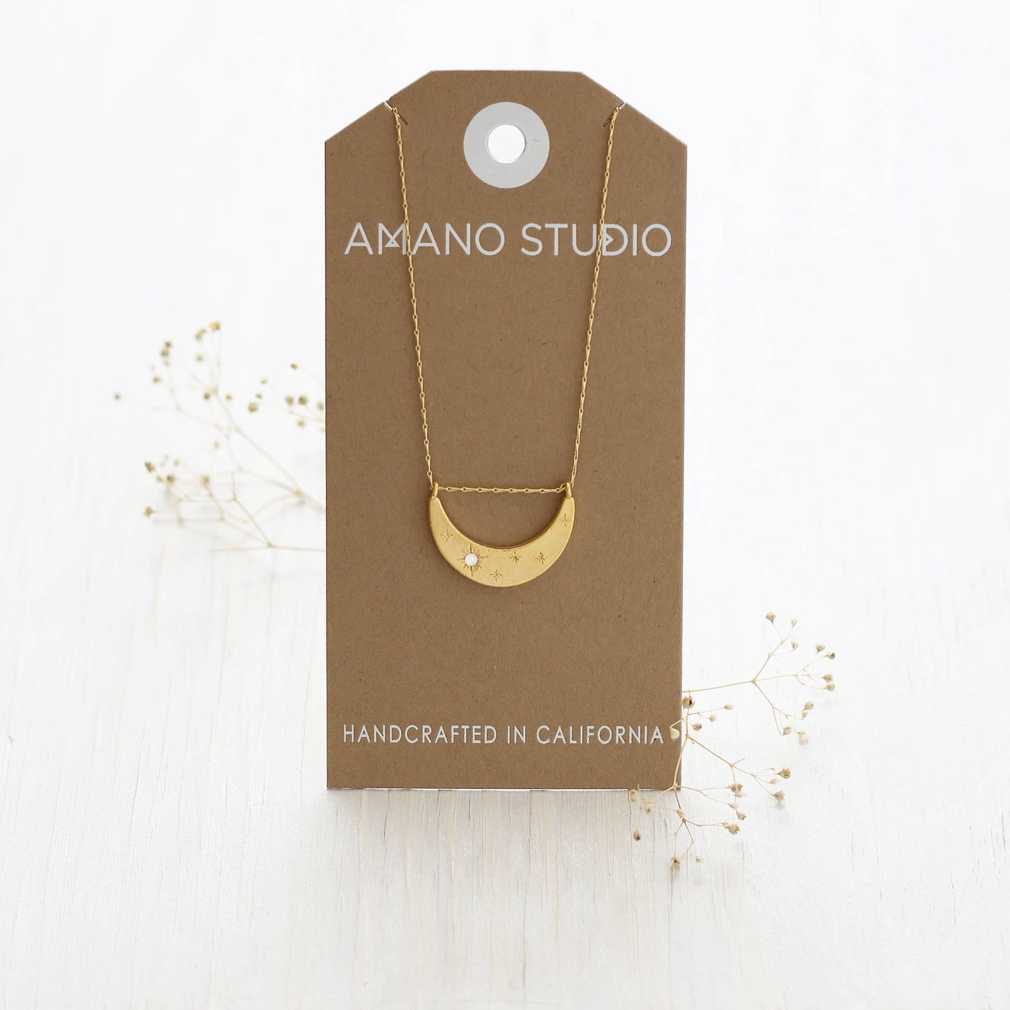 Amano Studio - Starlight Crescent Necklace