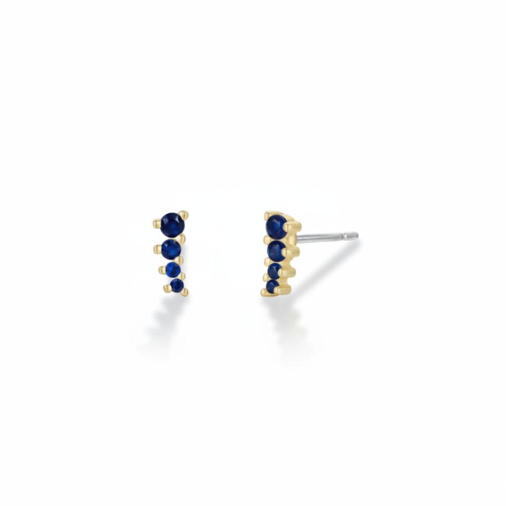 Sapphire CZ Mini Crawlers - JaxKelly