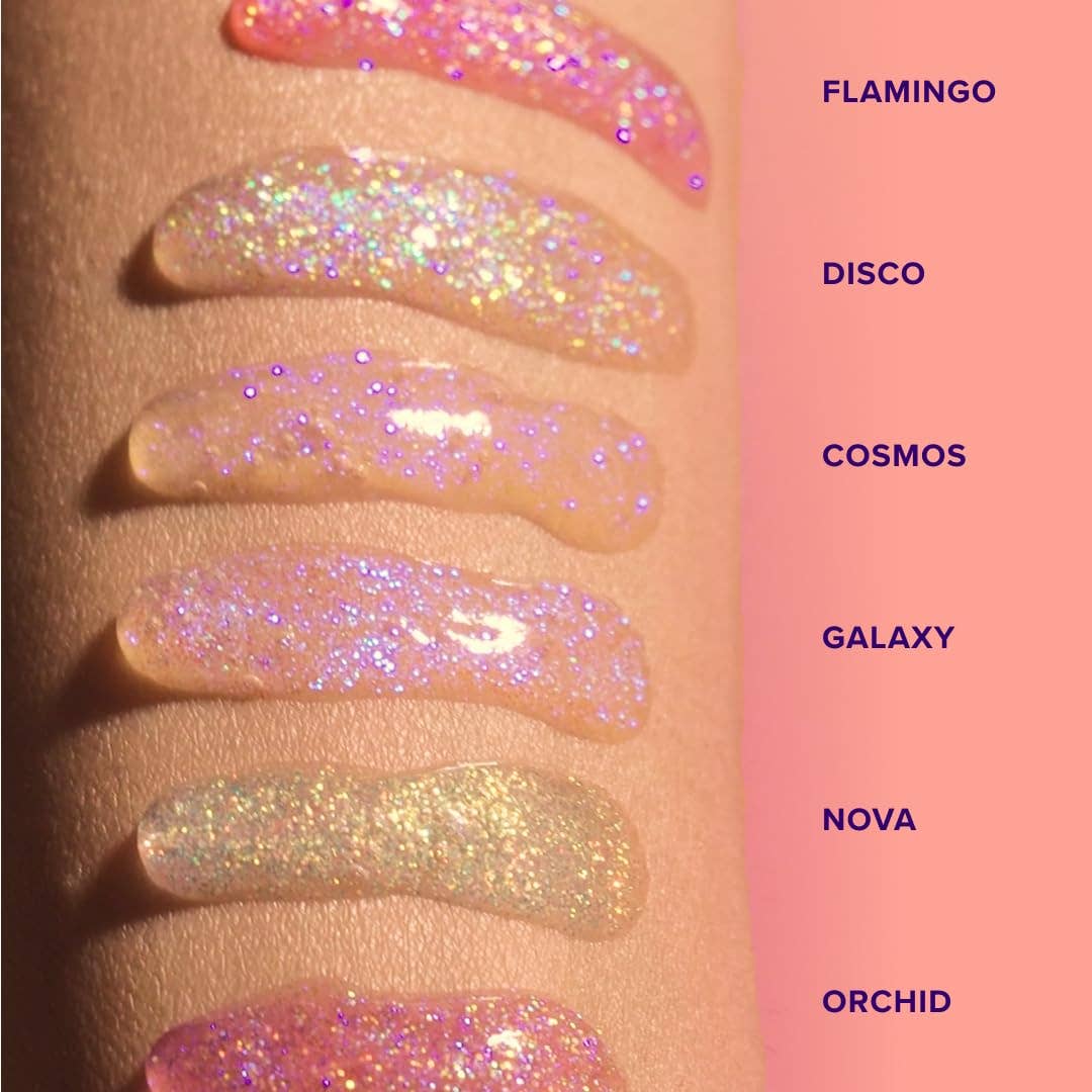Glitter Boss | Flamingo | Glitter Lip Gloss | Smooth&Sparkly - Unicorn Snot