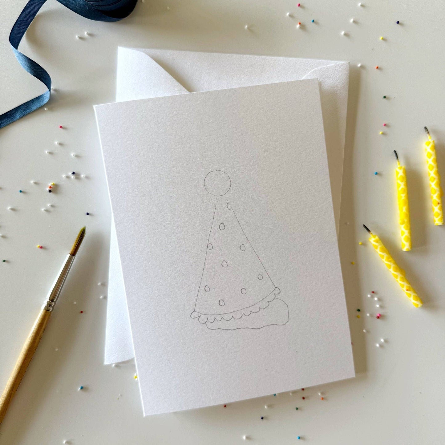Celebrate Paintable Notecards - emily lex studio