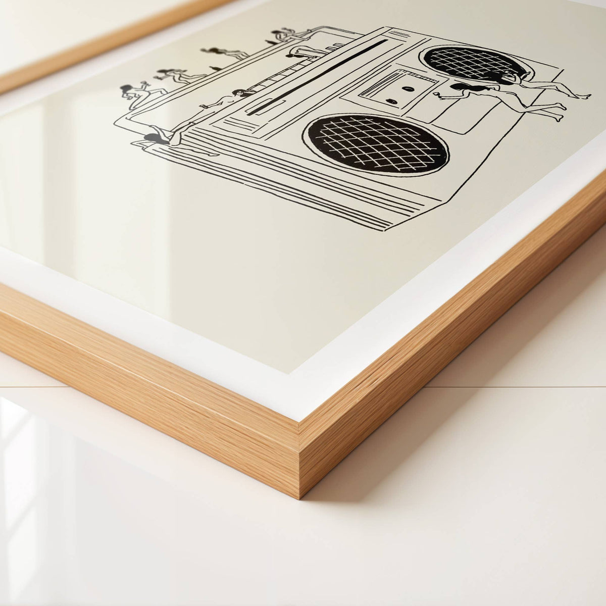 “Boom Box” Art Print - Tumbleweed Design Studios