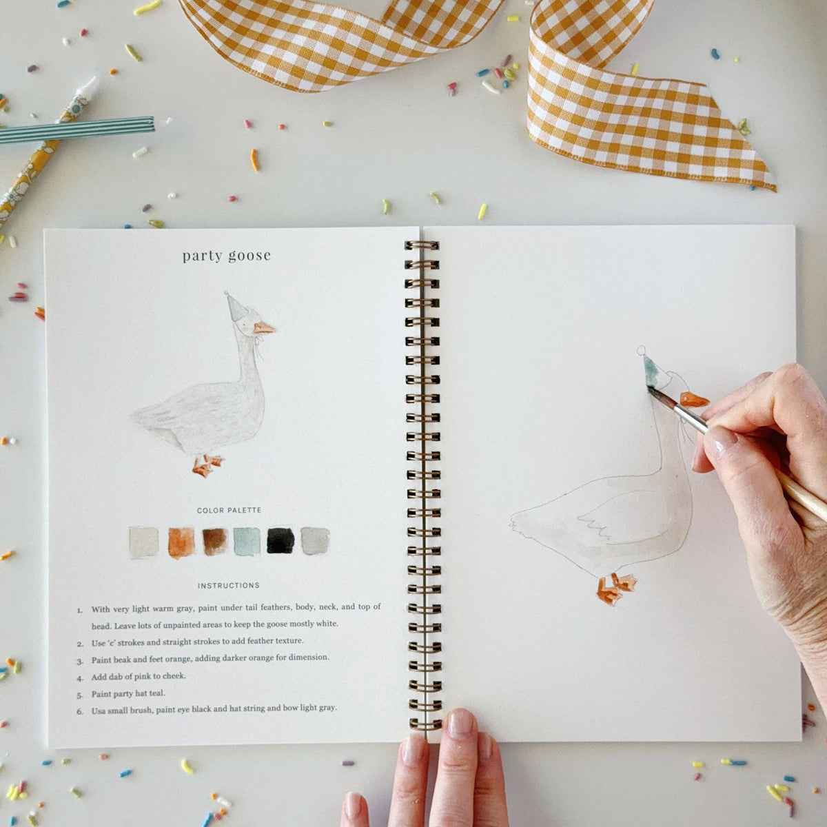 Celebrate Watercolor Workbook - emily lex studio