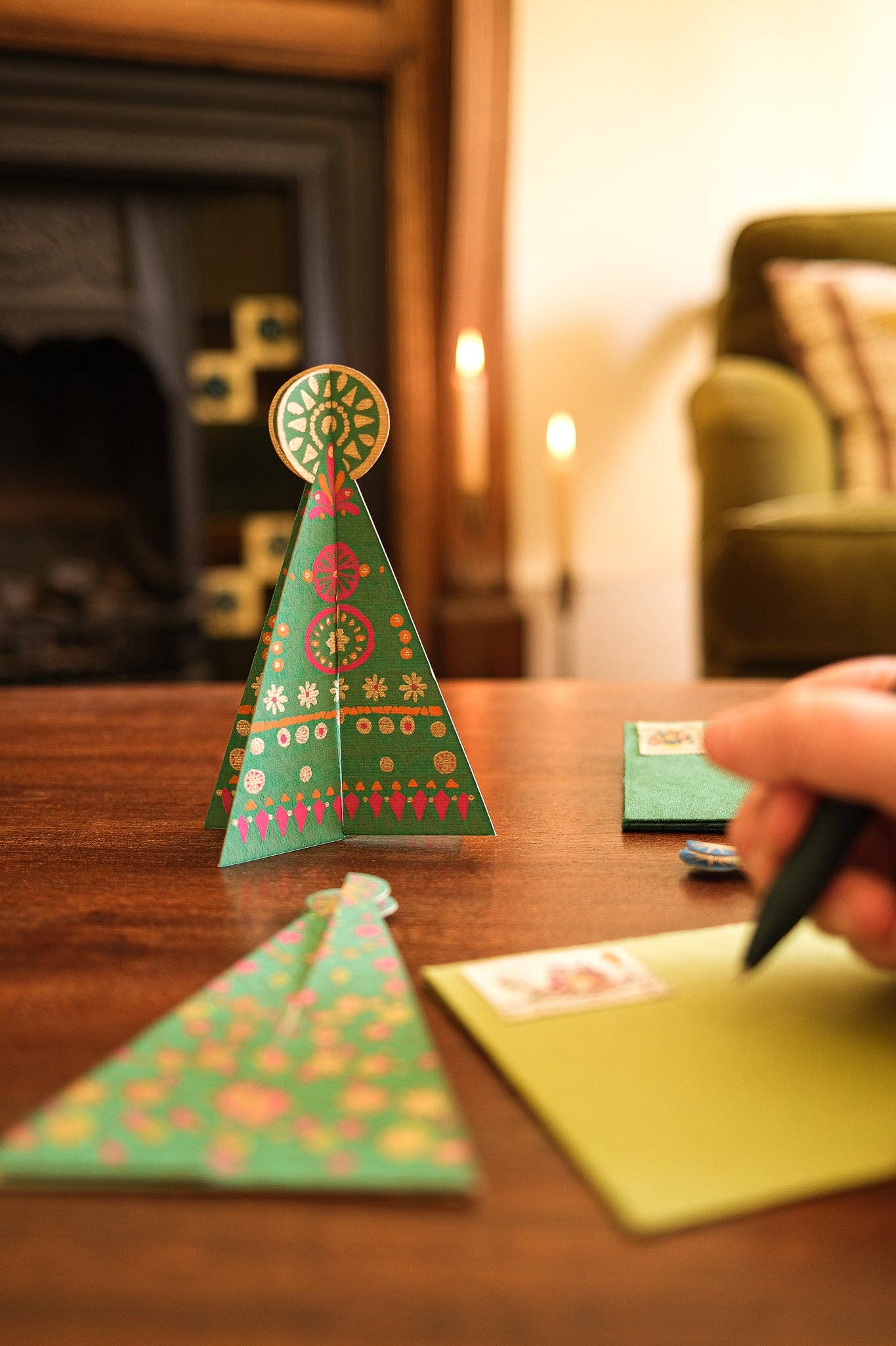 Patterned Tree Greeting Card - East End Press