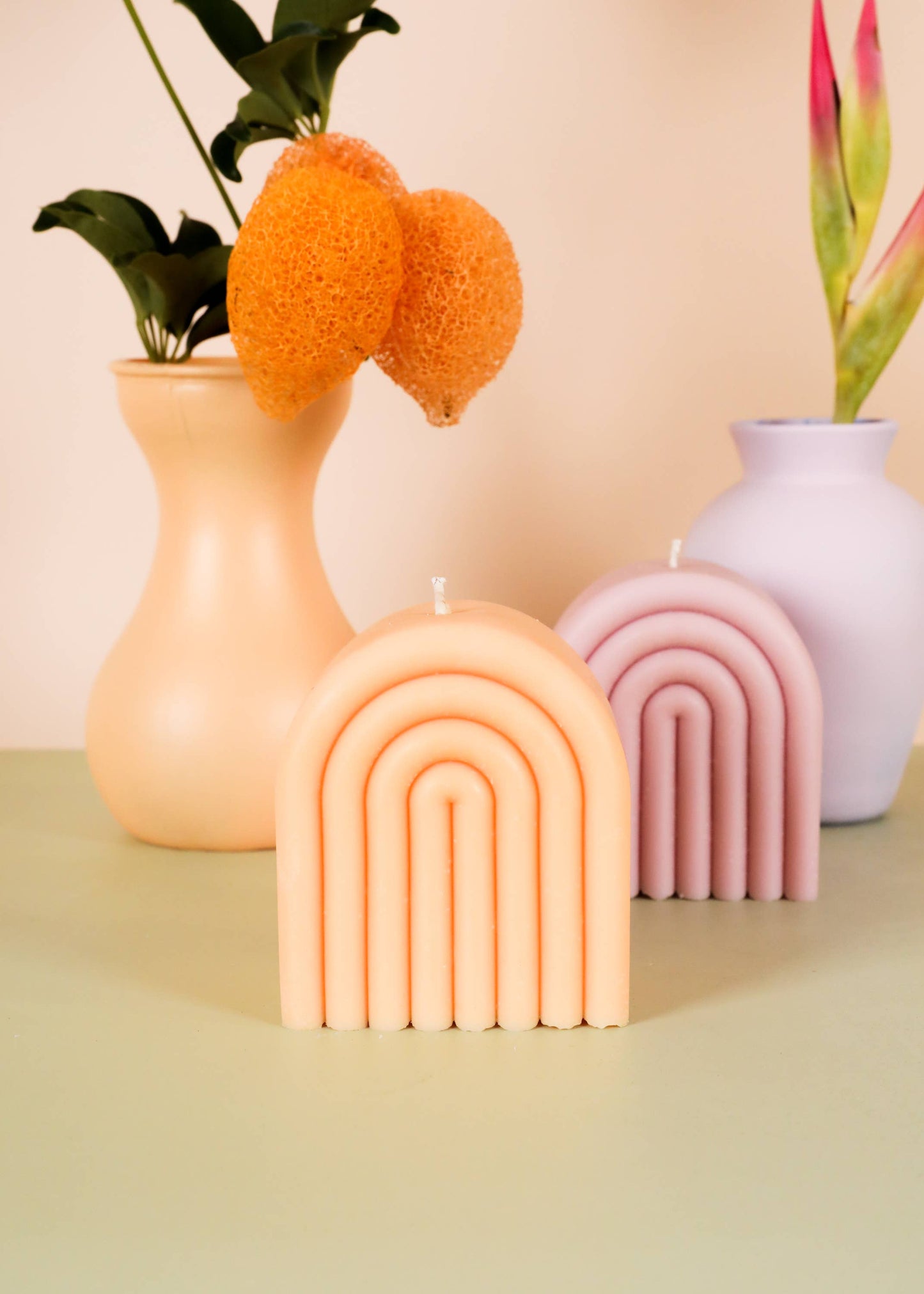 Melon Short Arch Candle