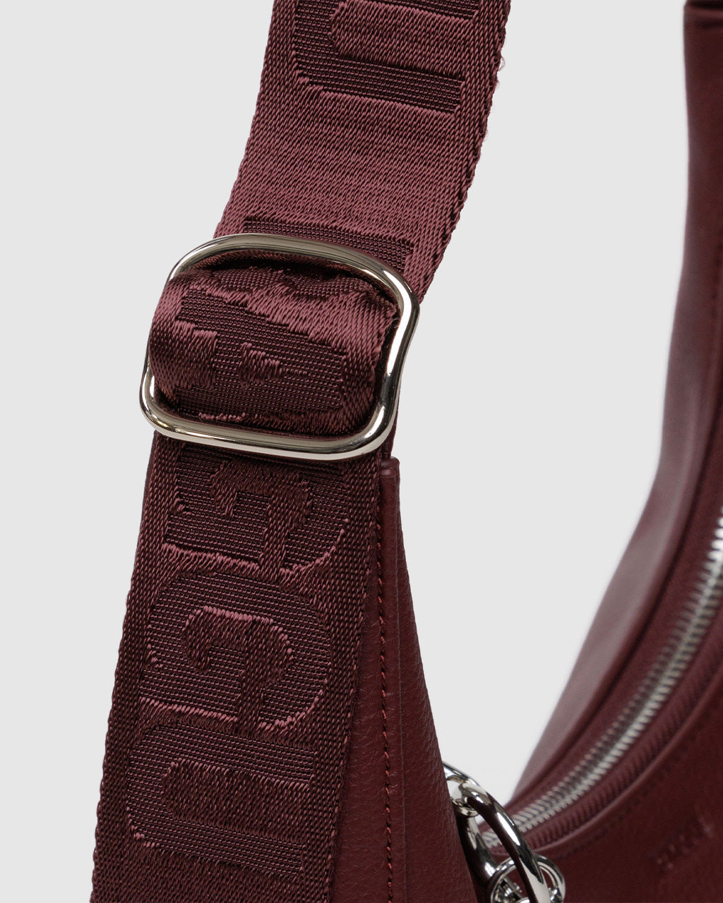 Small Recycled Leather Crescent Bag - Baggu