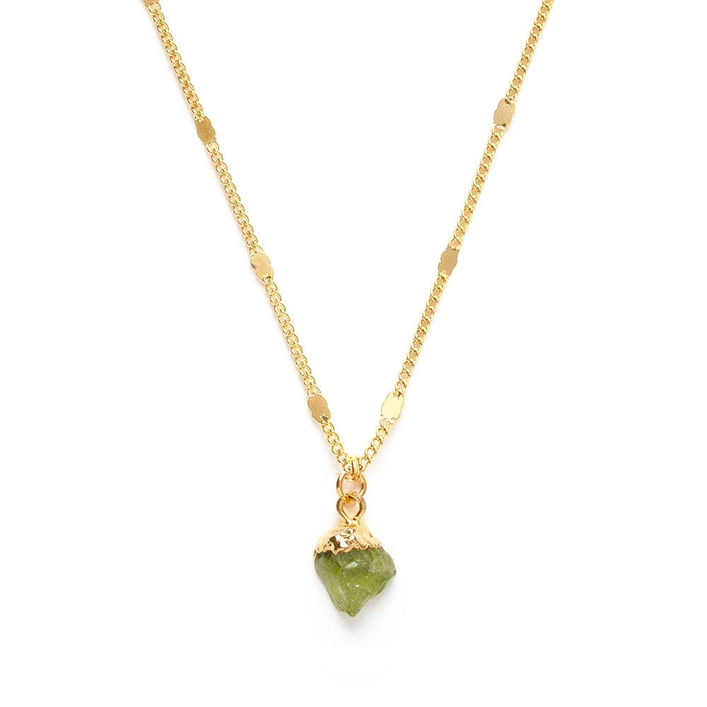 Raw Cut Gemstone Necklaces - Amano Studio