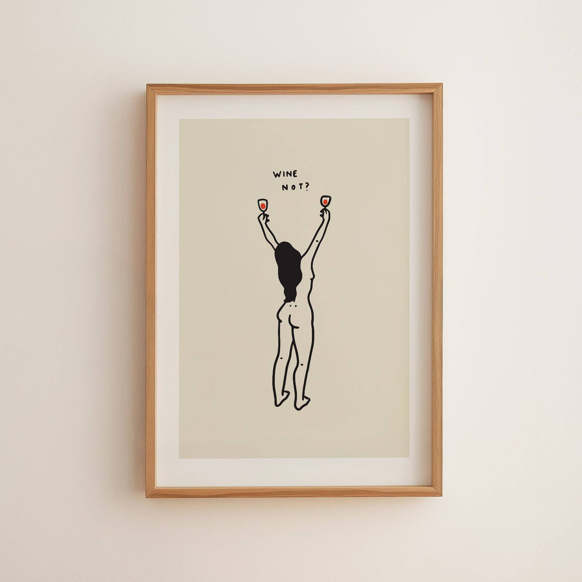“Wine Not?” Art Print - Tumbleweed Design Studios