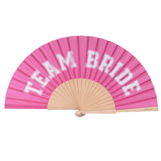 “Team Bride” Hand Fan