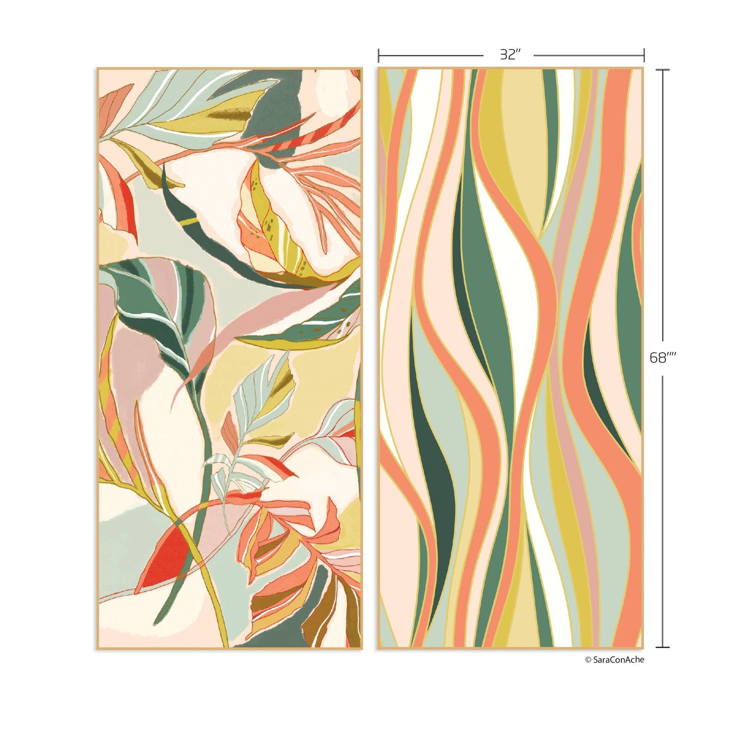 Exotic Leaves | Go Big Microfiber Beach Towel