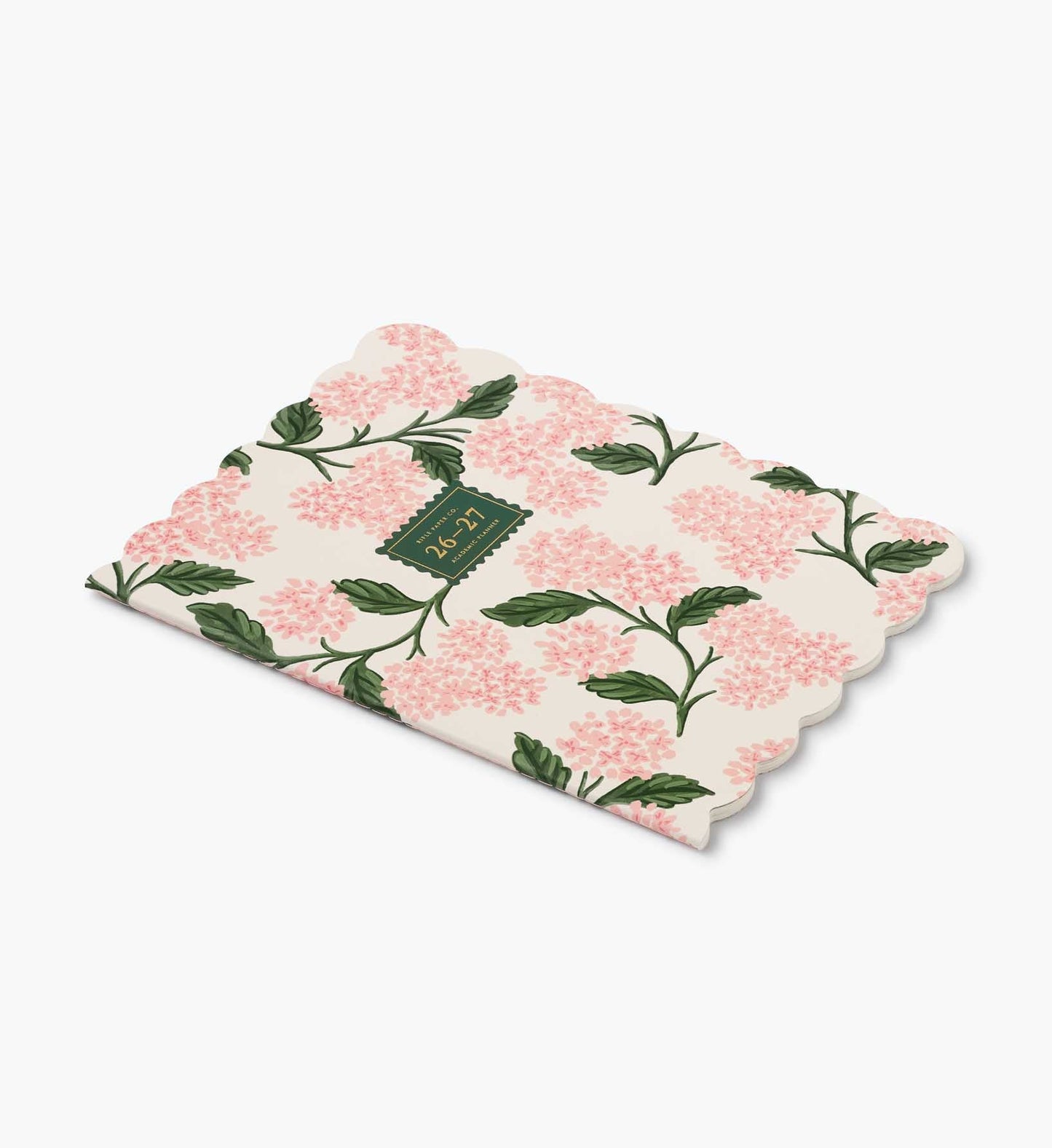 2027 Pink Hydrangea 12-Month Academic Appointment Notebook