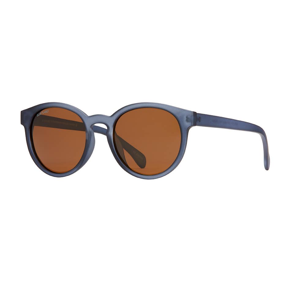 Arches -  Soft Navy Blue / Brown Polarized Lens - Blue Planet Eco-Eyewear