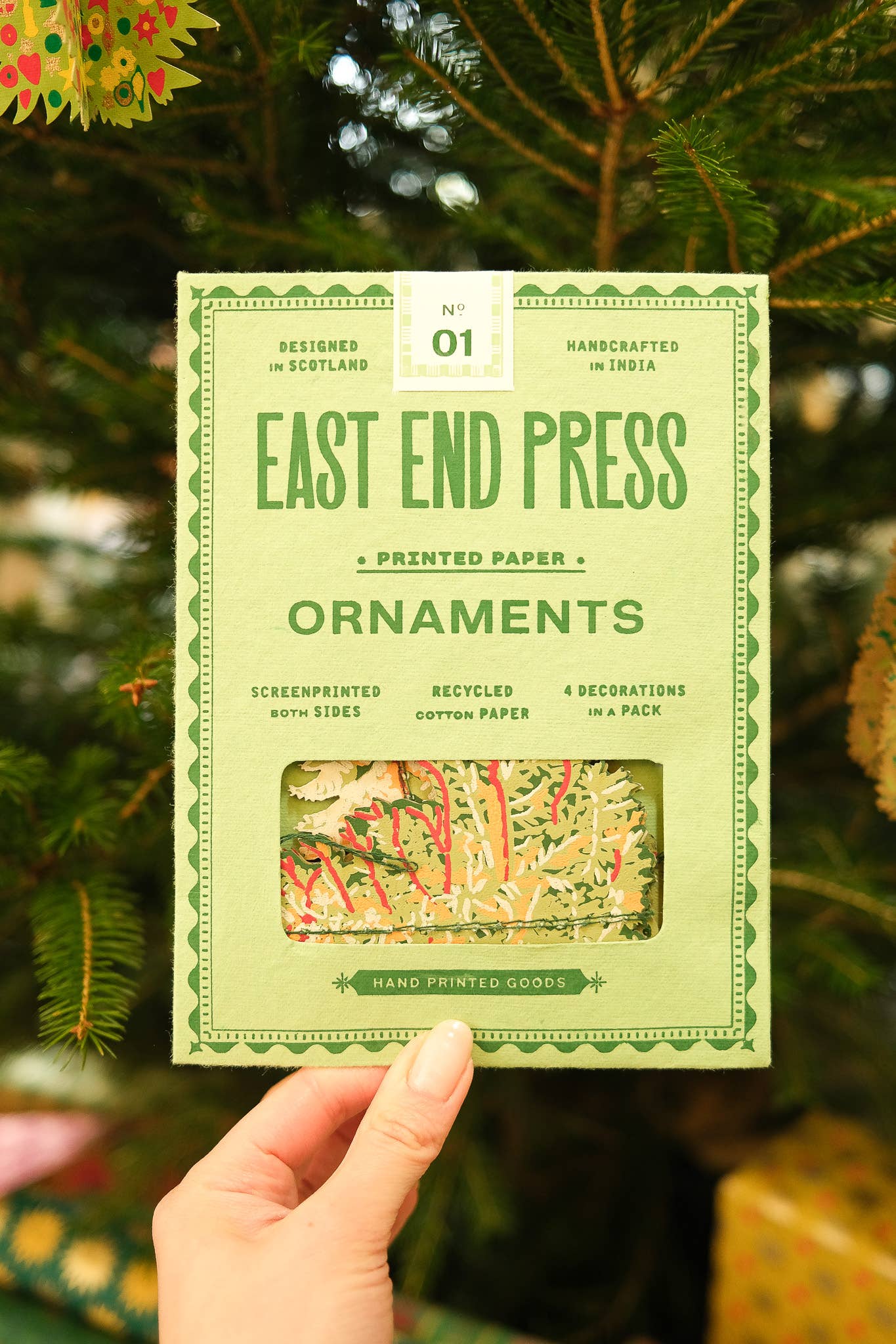 Forest Paper Ornaments - East End Press