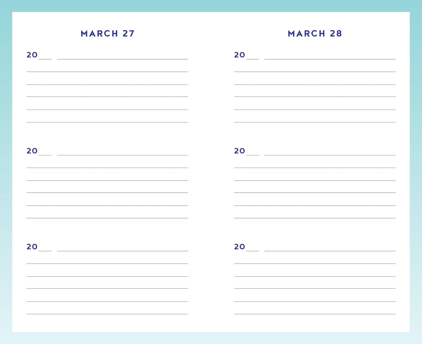 Gratitude One Line a Day