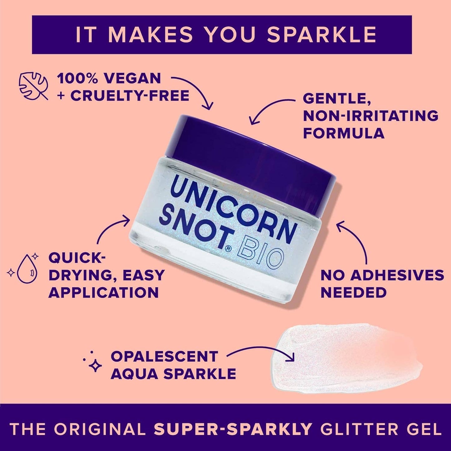Original Glitter Gel | Galaxy-Holographic | Body Glitter - Unicorn Snot