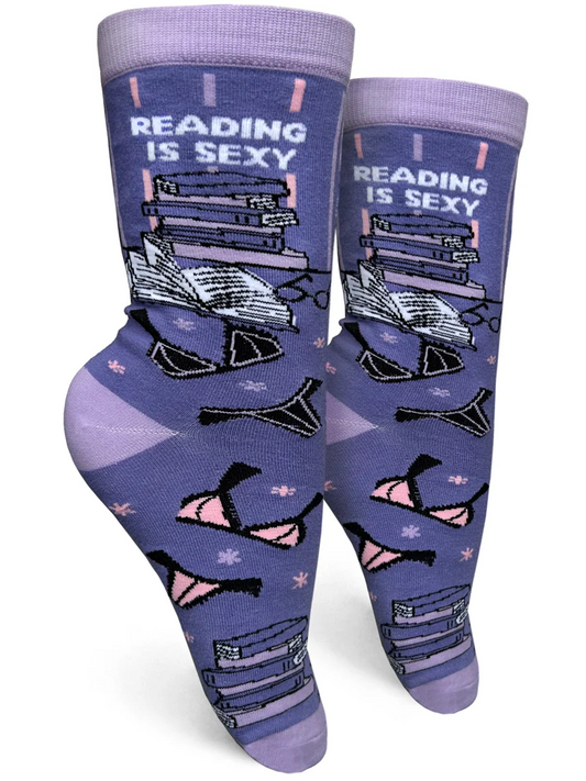 Reading Is Sexy Women’s Crew Socks