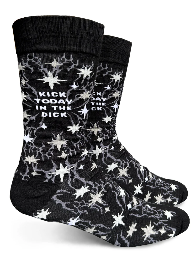 Kick Today in the Dick Men’s Crew Socks