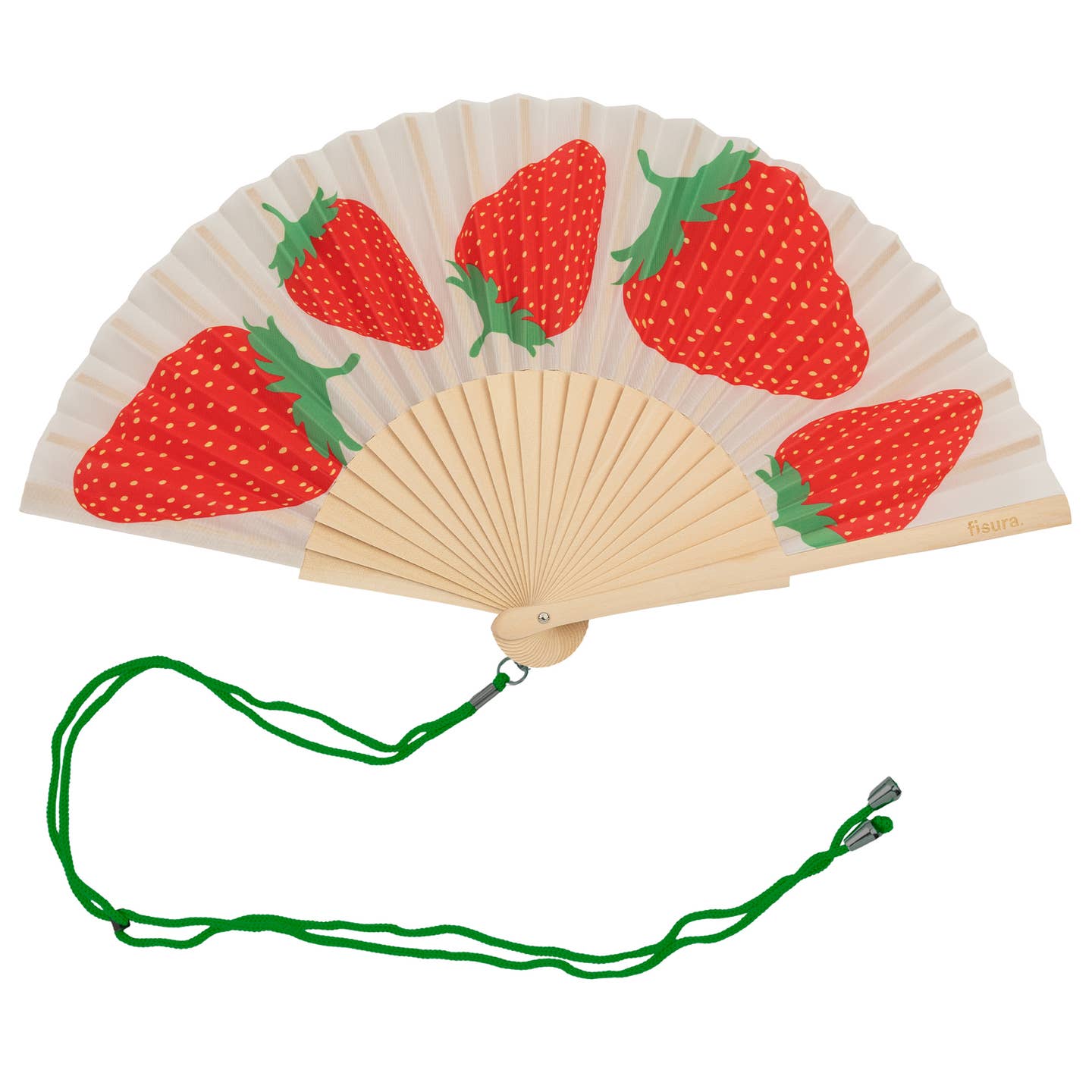 Strawberry Hand Fan