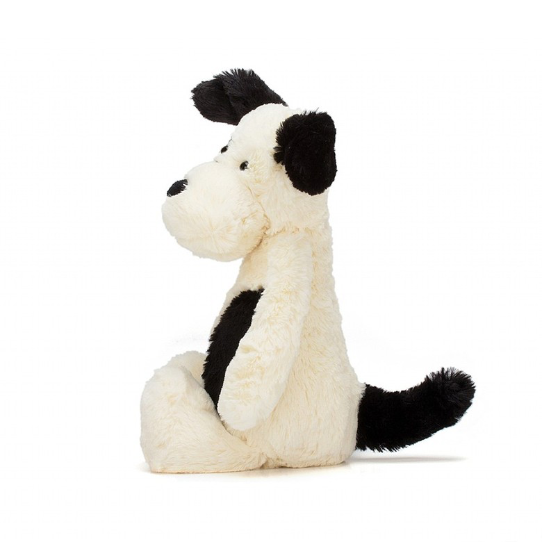 Bashful Black & Cream Puppy - JELLYCAT