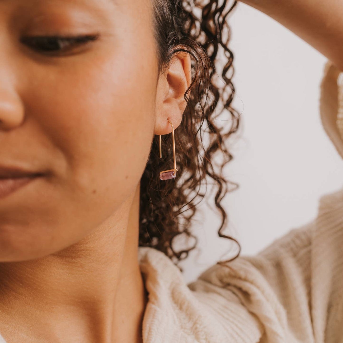 Amethyst Drop Earrings