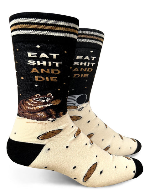 Eat Shit & Die Men’s Crew Socks