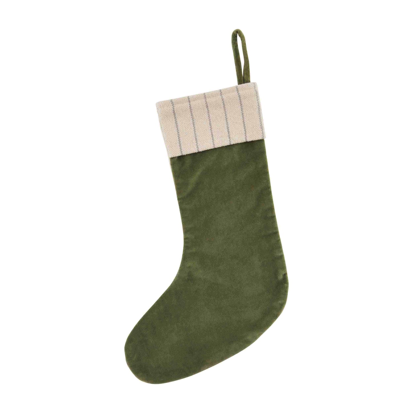 Green Velvet Stocking