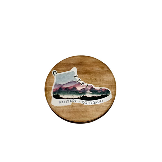 Palisade Colorado Hiking Boot Magnet