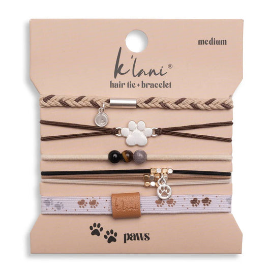 Paws - Hair Tie Bracelet Set