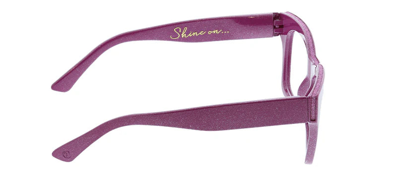 2.50 Shine On Pink Reading Glasses