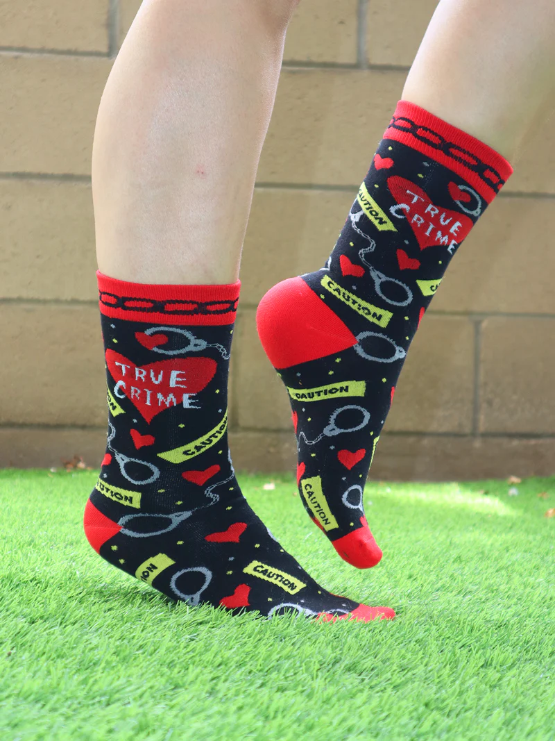 True Crime Womens Crew Socks