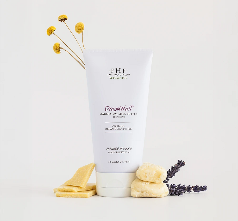 Dreamwell™ Magnesium Organic Shea Butter Body Cream - Farmhouse Fresh