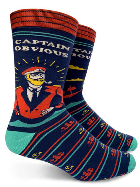 Captain Obvious Men’s Crew Socks