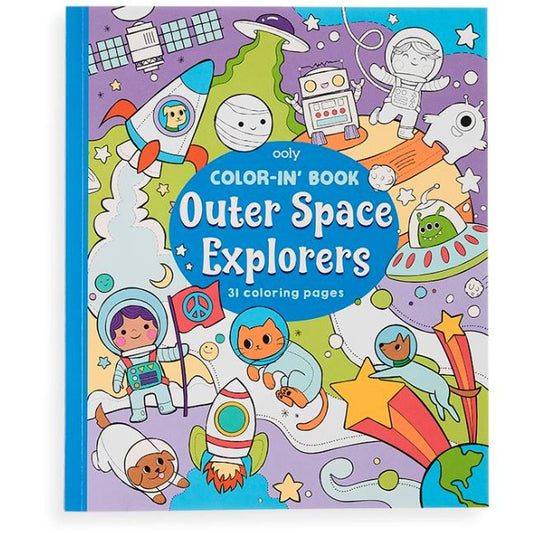 Outer Space Color-In Book - OOLY