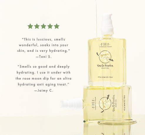Vanilla Bourbon Body Oil - Farmhouse Fresh