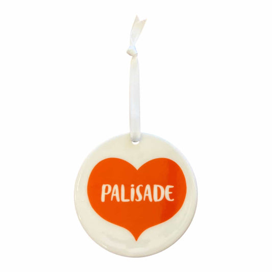 Palisade Big Heart Ceramic Ornament