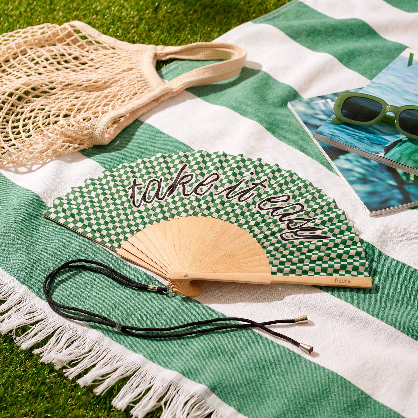 “Take It Easy” Hand Fan