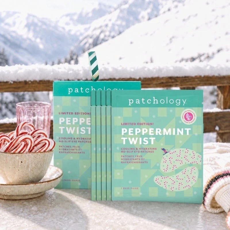 Peppermint Twist - Cooling & Hydrating No-Slip Eye Patches - Patchology