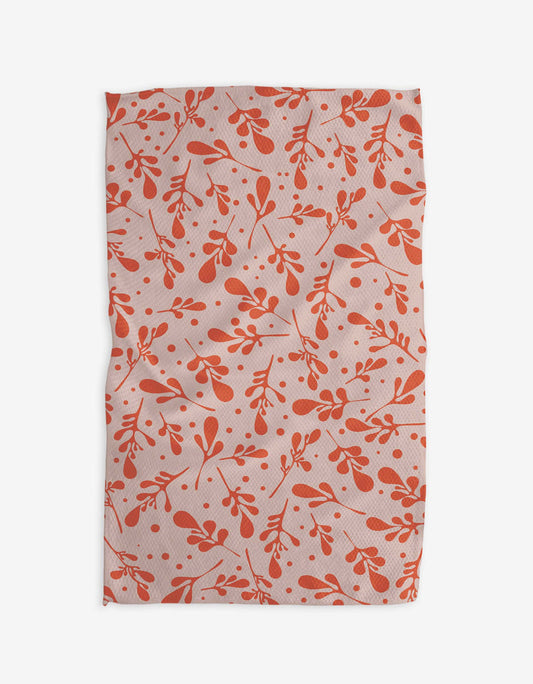 Raking Red Kitchen Tea Towel