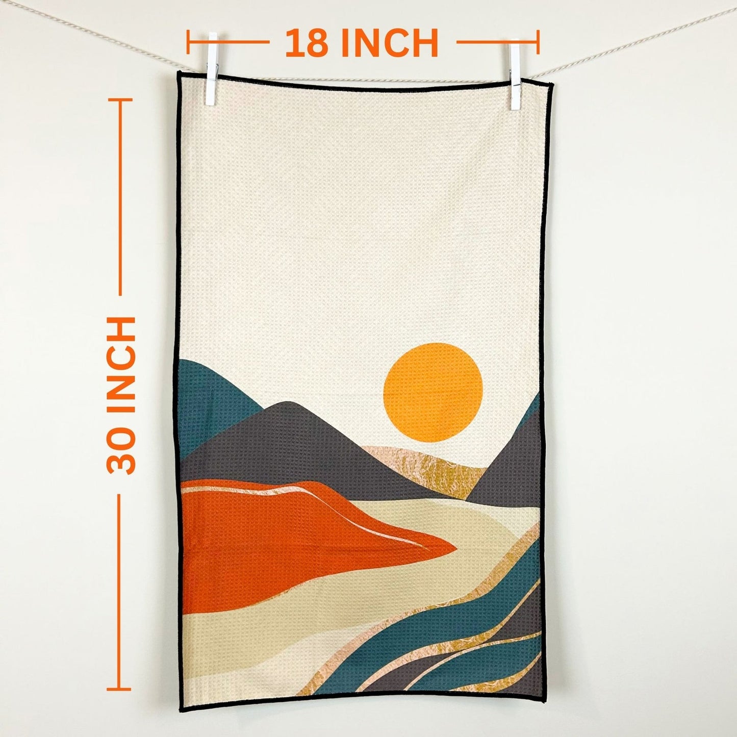 Sunrise | Microfiber Kitchen Dish Towel