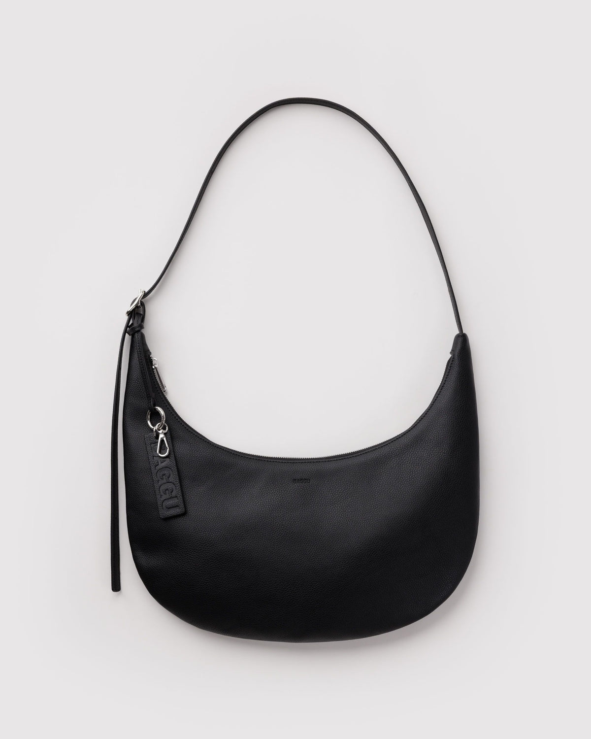 Medium Recycled Leather Flat Crescent - Baggu