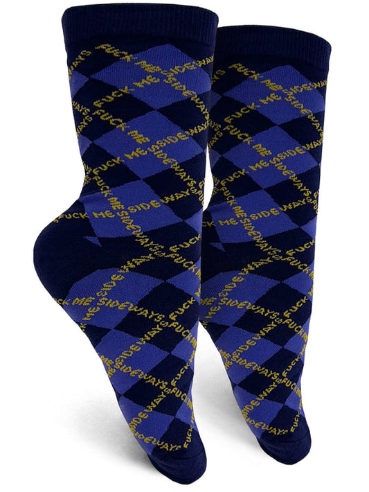 Fuck Me Sideways Womens Crew Socks