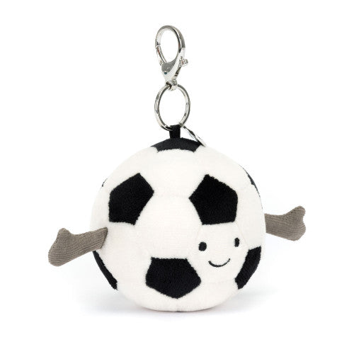Amuseables Sports Soccer Bag Charm - JELLYCAT